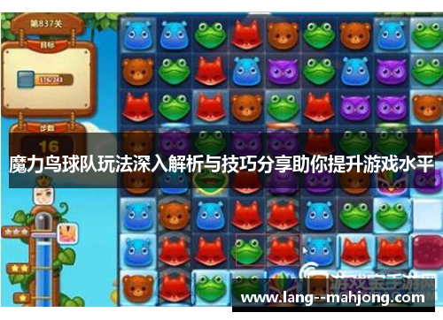 魔力鸟球队玩法深入解析与技巧分享助你提升游戏水平